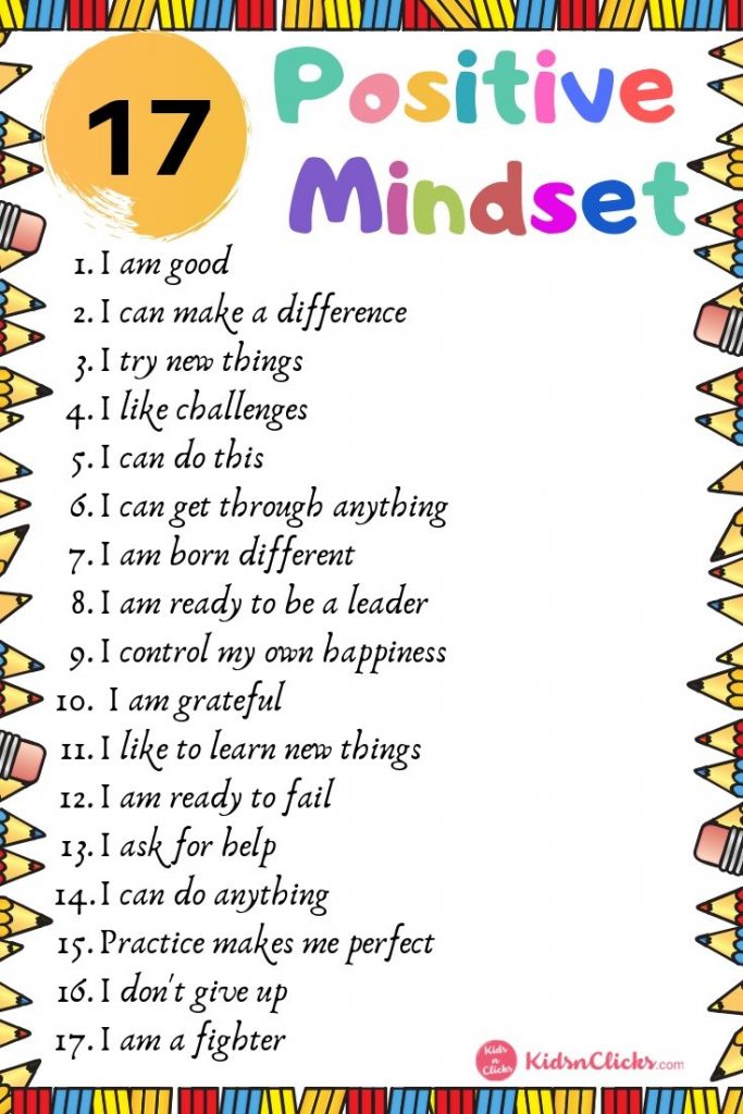 Download 101 Daily Positive Affirmations For Kids - Kids n Clicks