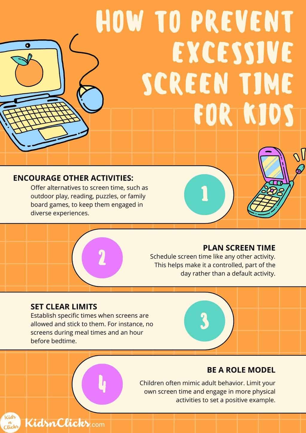 prevent excessive screen time