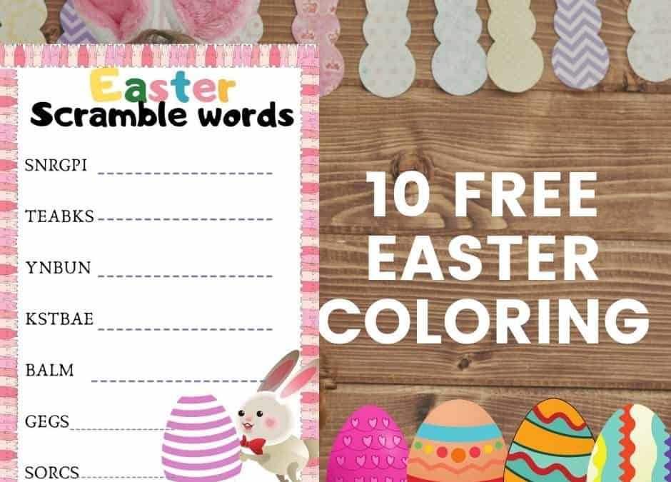 10 Free Easter Printables For Kids - Kids n Clicks
