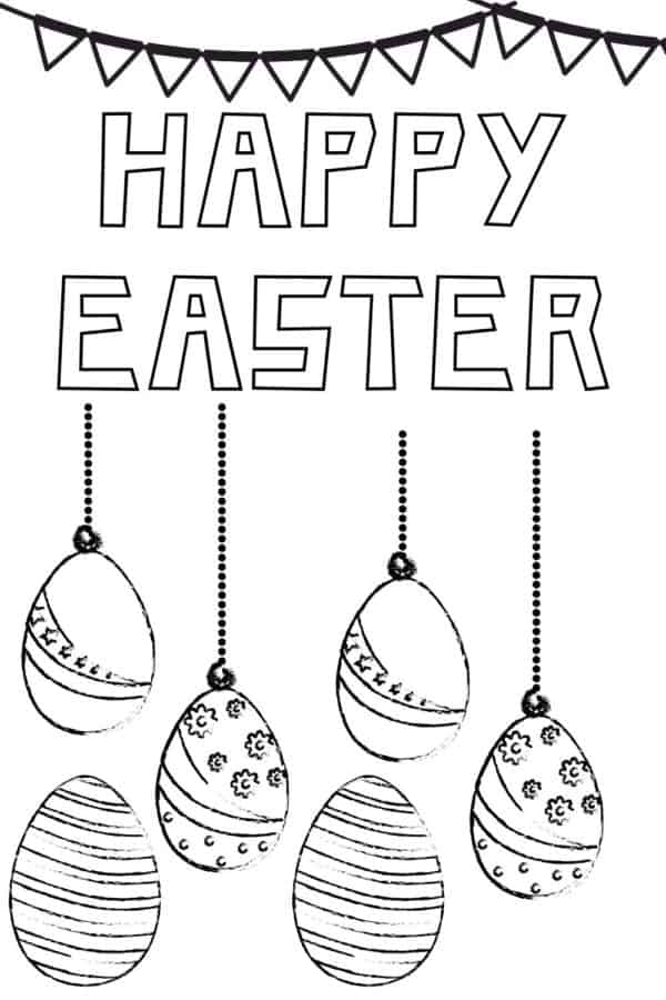 15 Free Easter Colouring Pages For Kids - Kids n Clicks