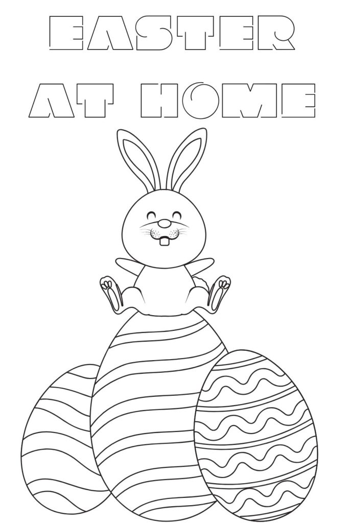 Easter colouring pages 