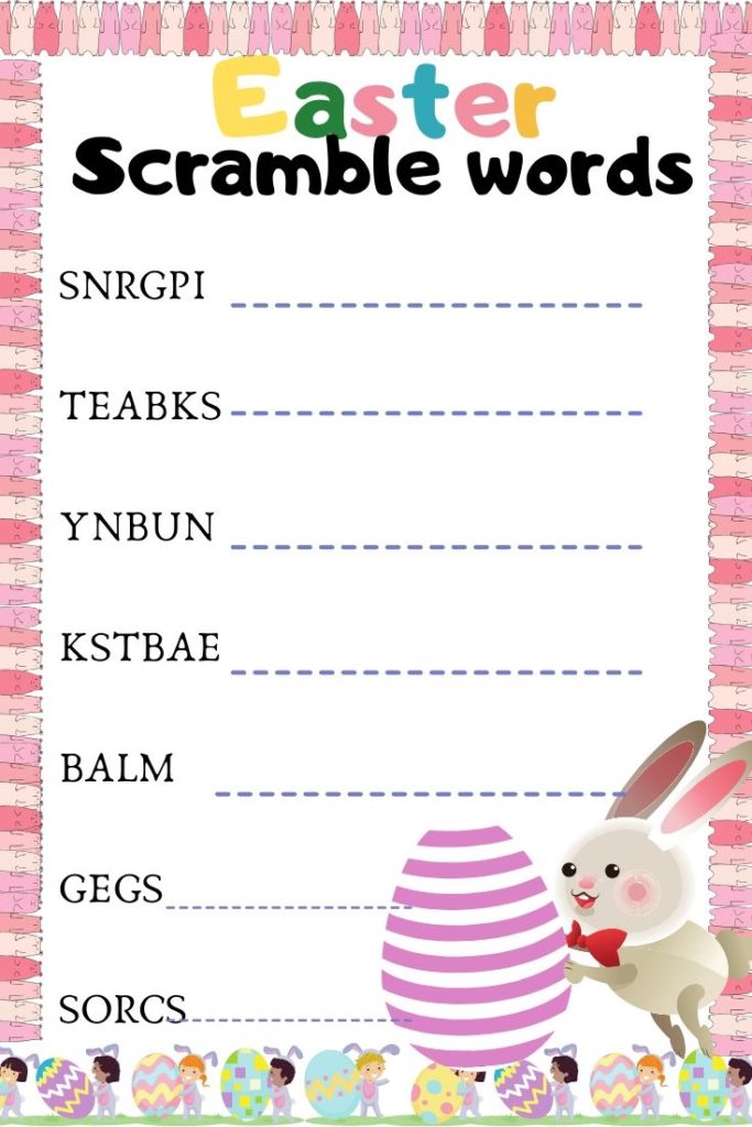 10 Free Easter Printables For Kids - Kids n Clicks