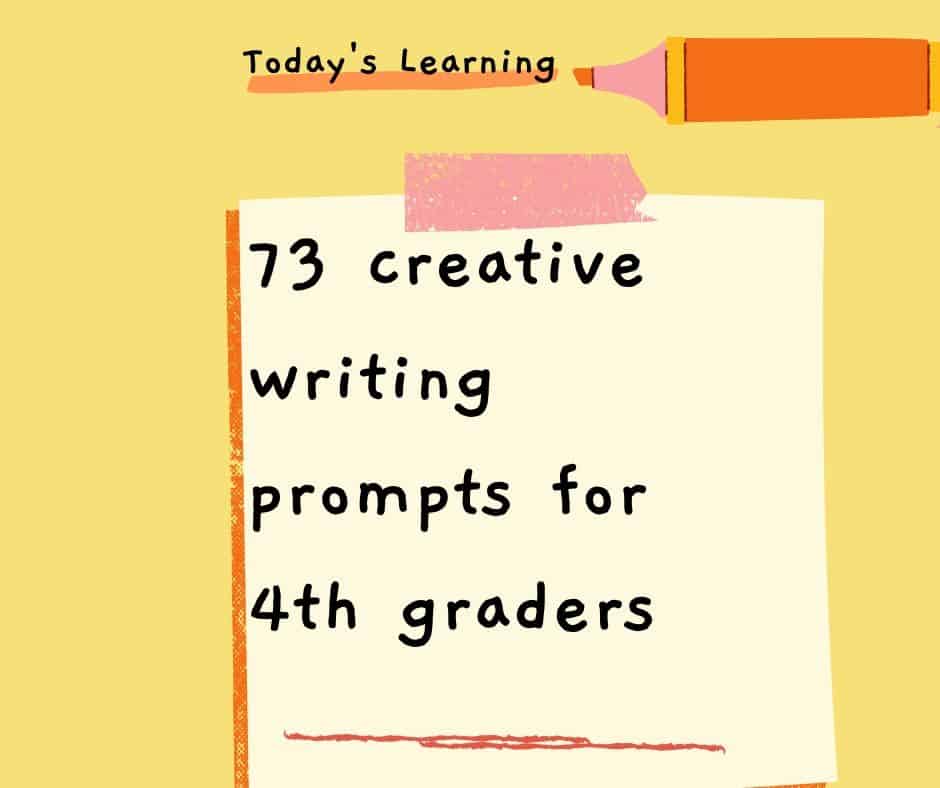 4th graders writing prompts