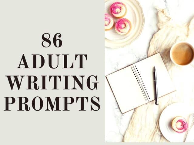 adult writing prompts