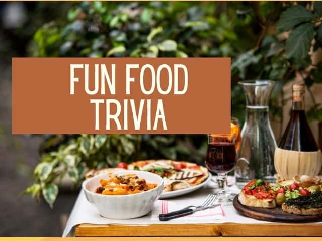 food trivia for family