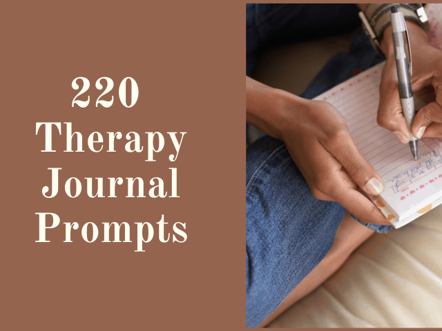 Therapy journal prompts