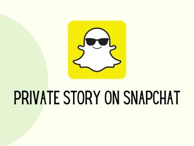 Private story snapchat