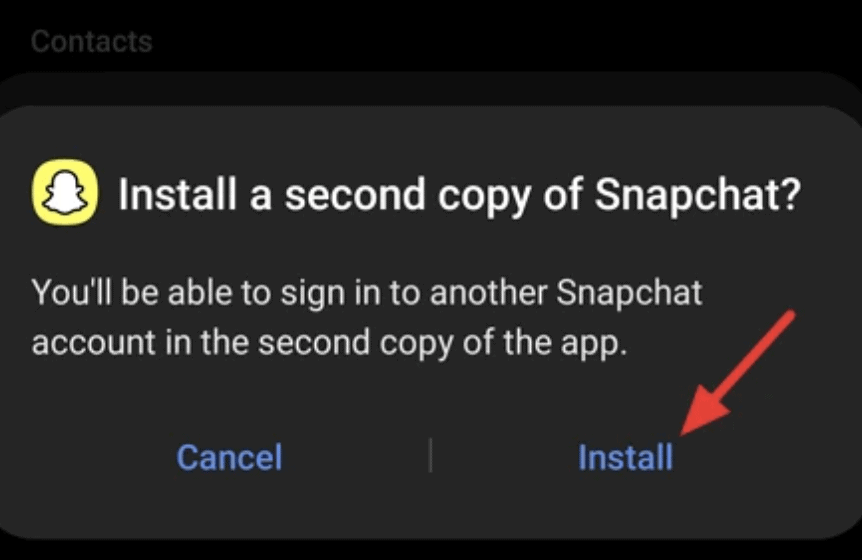 Install Snapchat