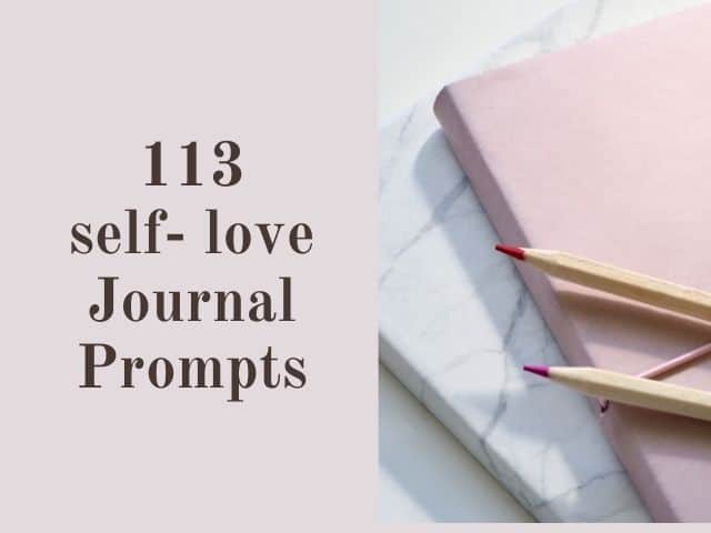 self love journal prompts