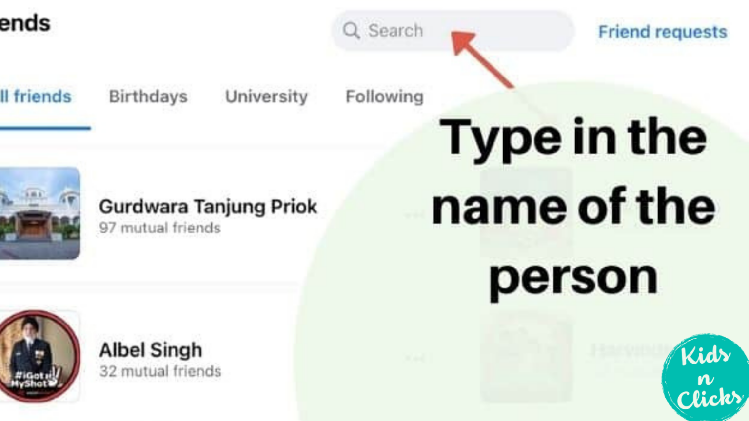 how to view deleted friends on facebook mobile