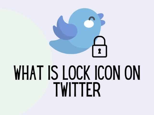 Lock icon Twitter