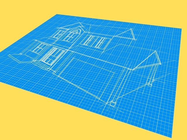 Minecraft house blueprint