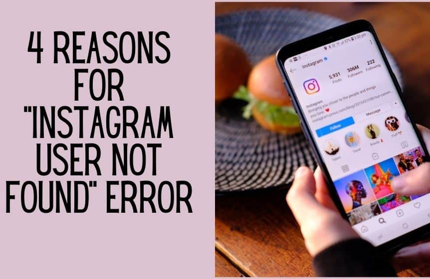 4 reasons for "Instagram user not found" error - Kids n Clicks