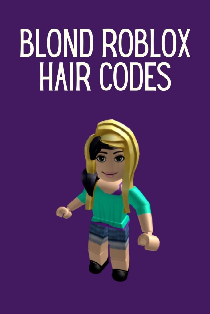 Blonde Roblox hair code