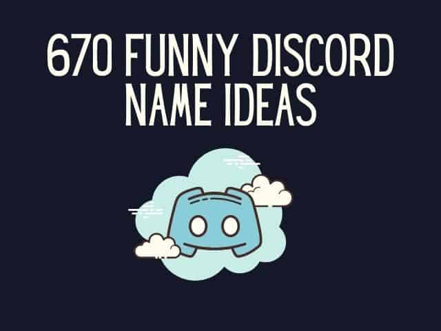 Discord name ideas