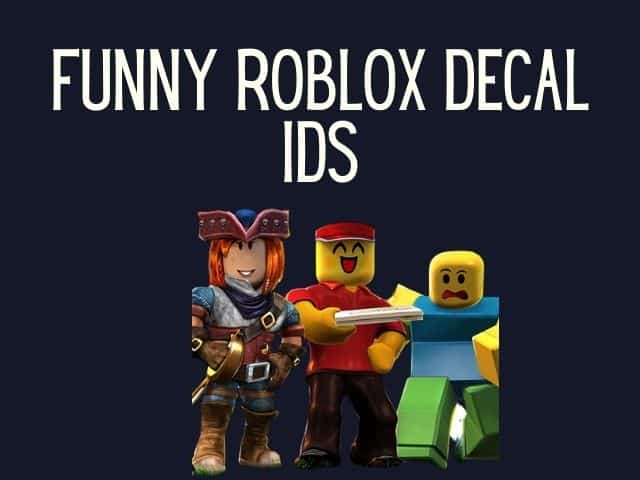 Roblox Decal IDs