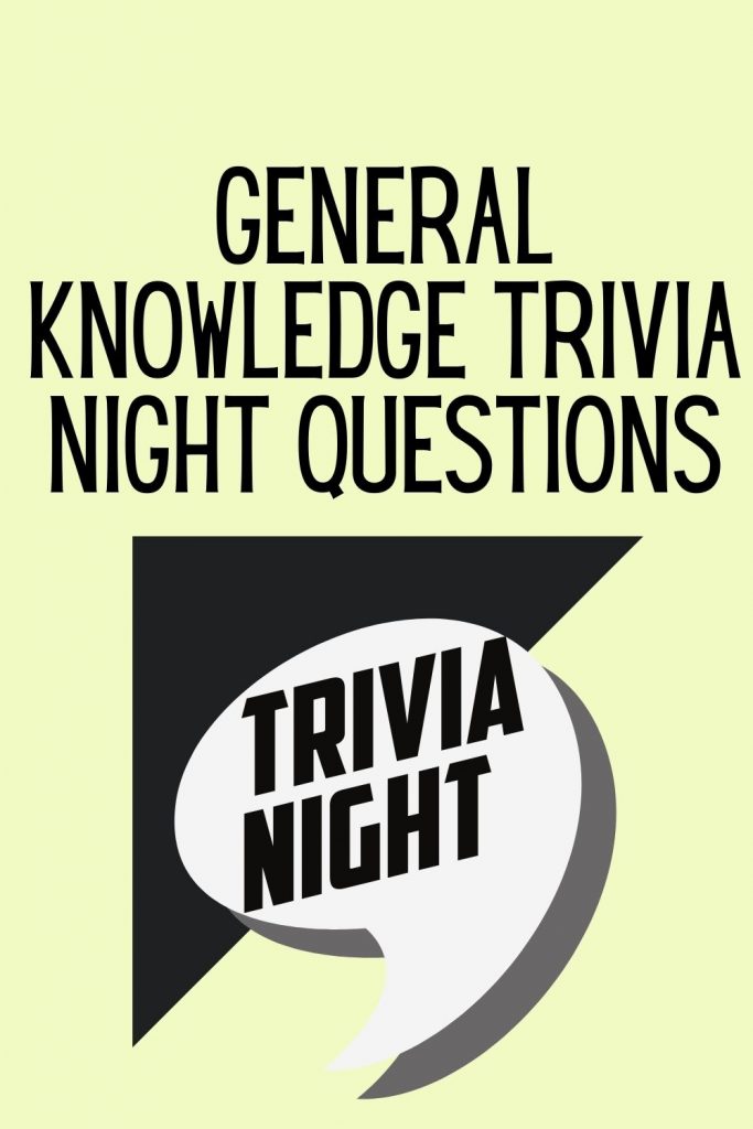 136 Fun And Unusual Trivia Night Questions Kids N Clicks