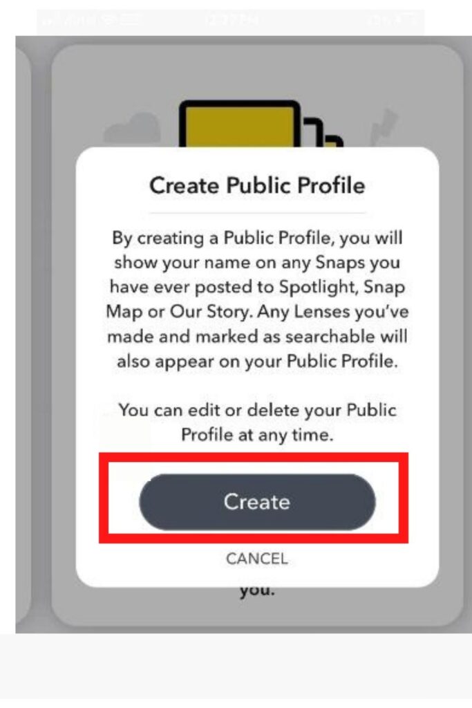 How to create a public profile on Snapchat