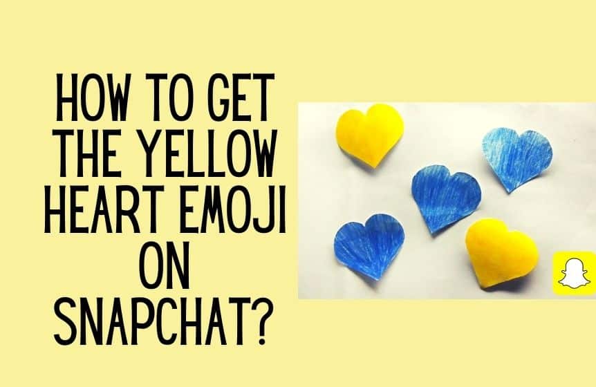 Yellow heart emoji snapchat