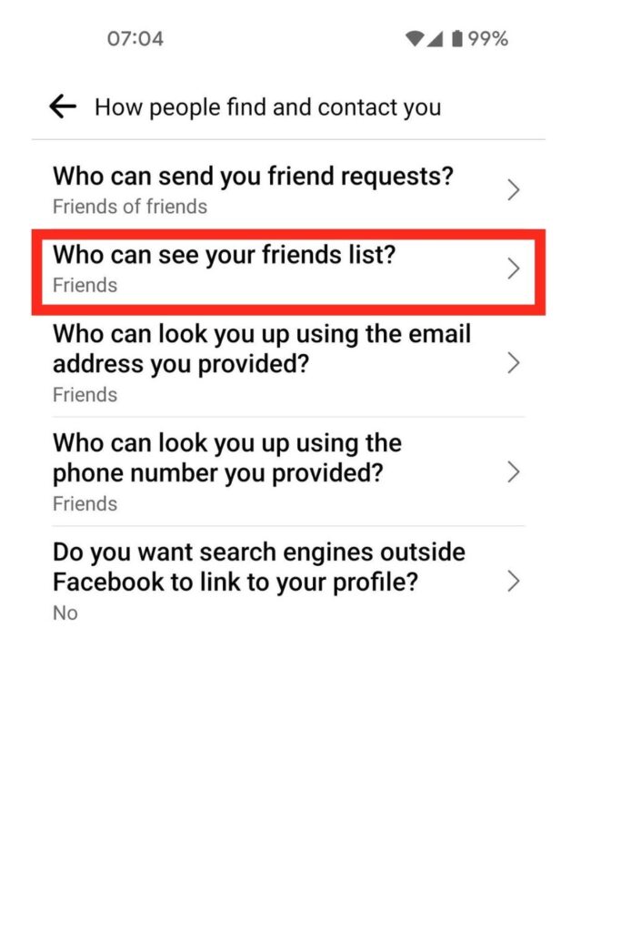 How to hide mutual friends on Facebook? 