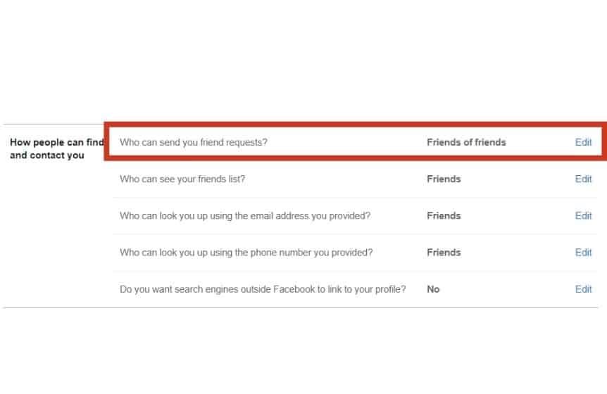 How to fix "can't send friend requests on Facebook?"