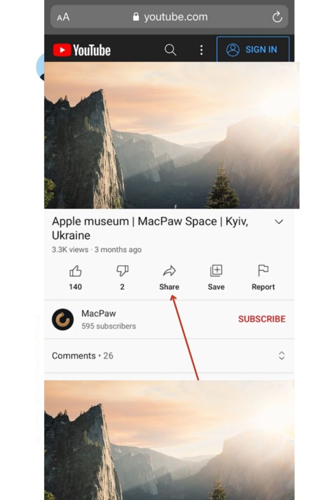 How to share a Youtube video on Instagram story