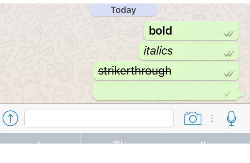 how to make blank message in whatsapp