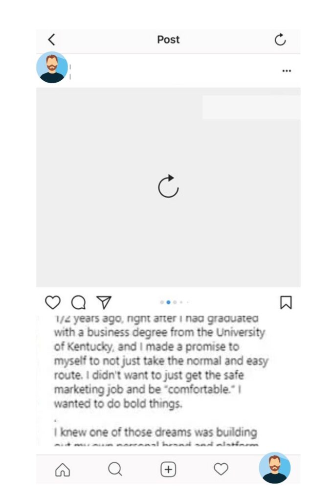 How to fix Instagram pictures not loading? 