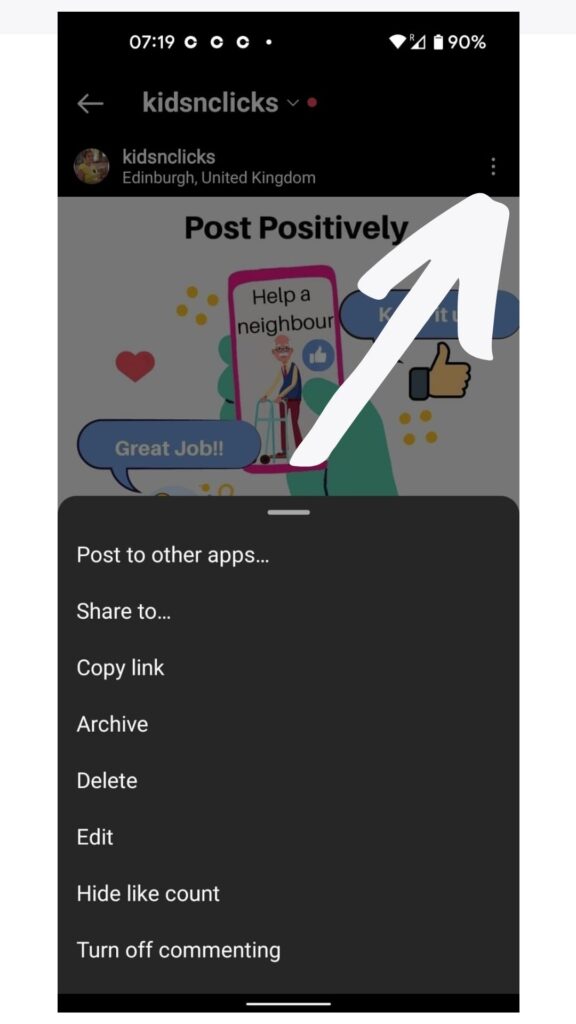 How to hide a post from someone on Instagram