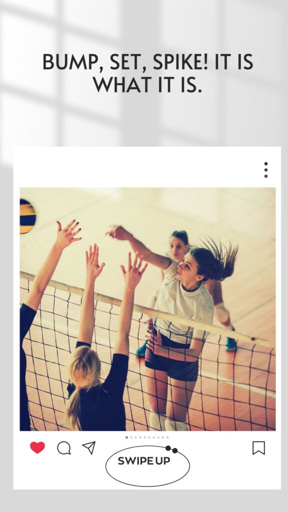 volleyball captions for Instagram