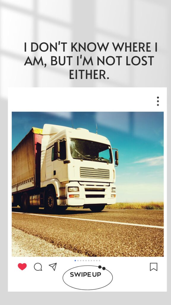 truck captions for Instagram