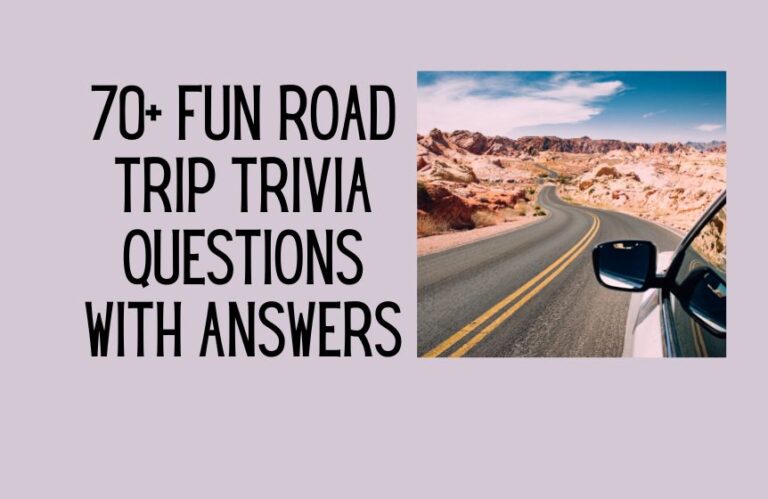 Printable Road Trip Trivia