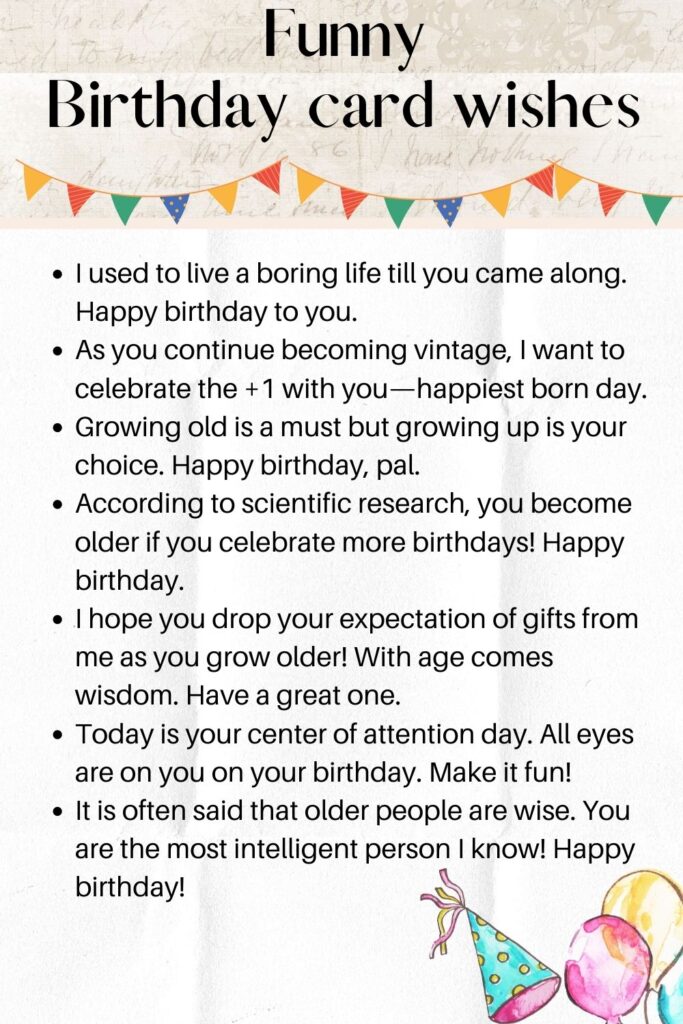 birthday card writing ideas