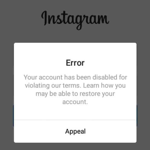 How to fix an Instagram account that is temporarily blocked