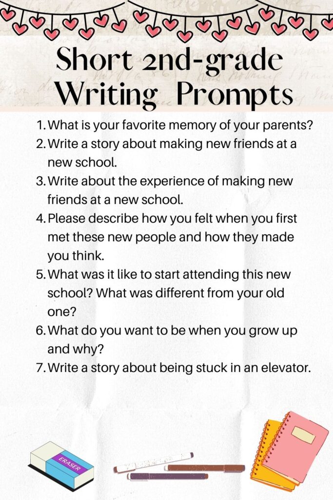 descriptive writing prompts for 2nd grade