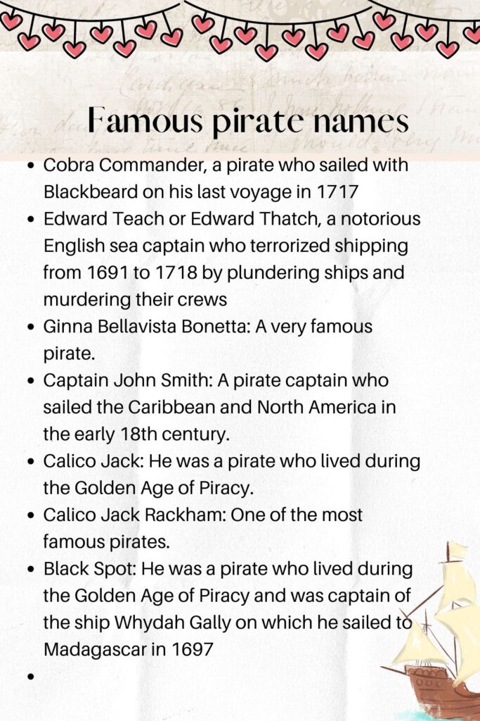 Unveiling The World Of Dirty Pirate Names: A Journey Into Nautical ...