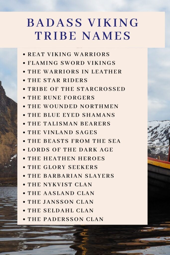 viking tribe names