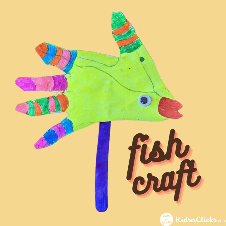 Making Fish Crafts Simple fish craft for kids - Summer fun! - Kids n Clicks