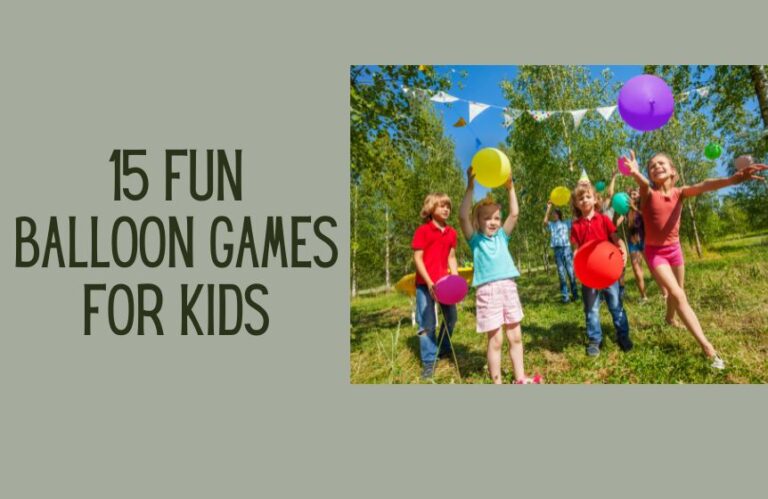 15 best balloon games for kids: Indoor & Outdoor - Kids n Clicks