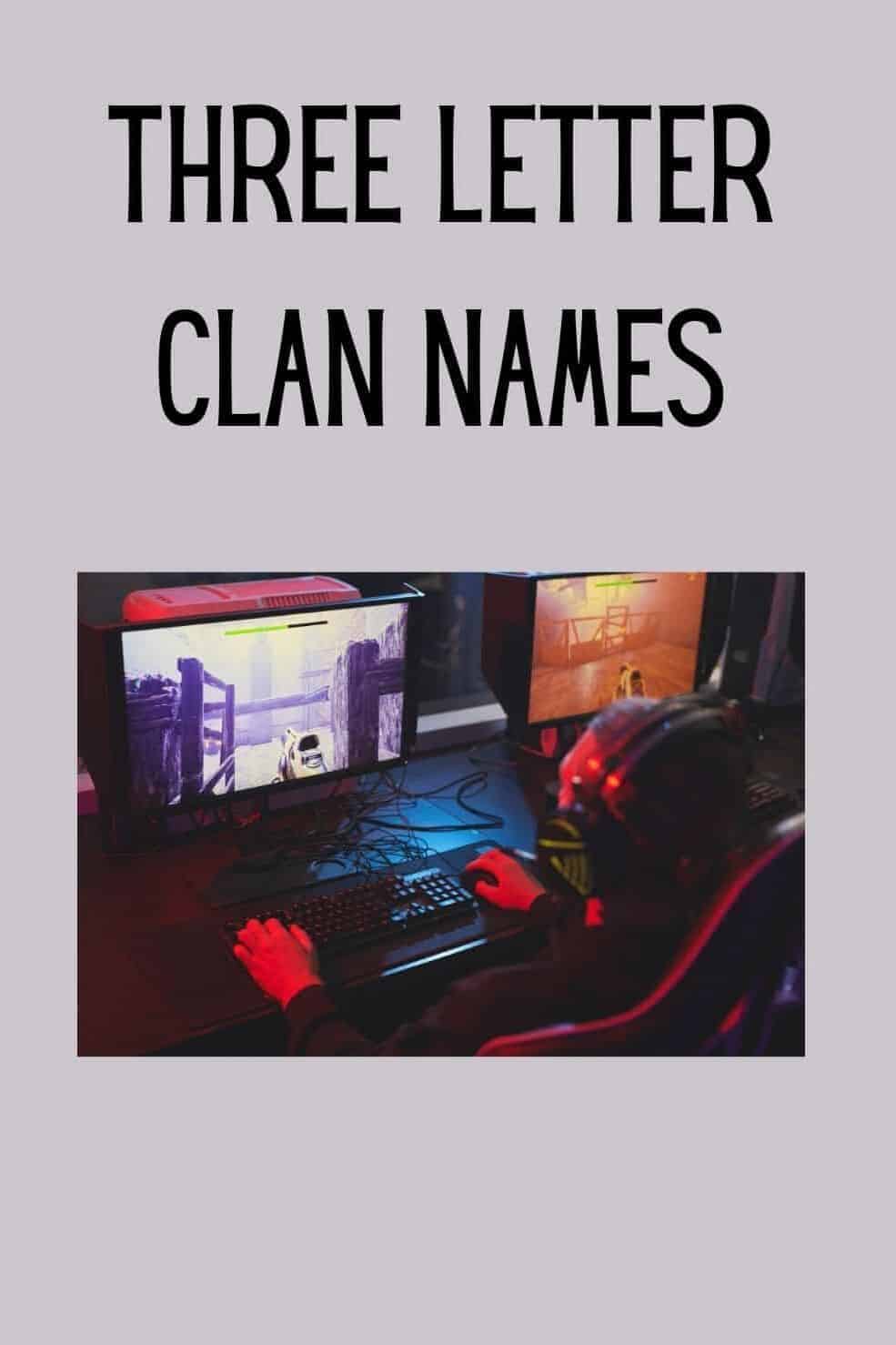 three letter clan names