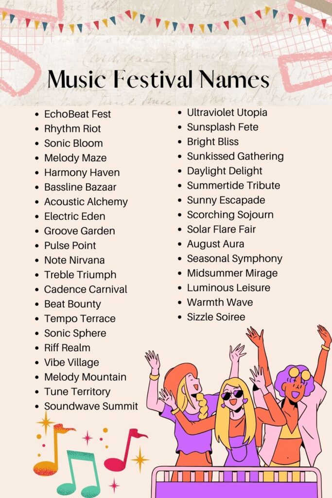 festival names