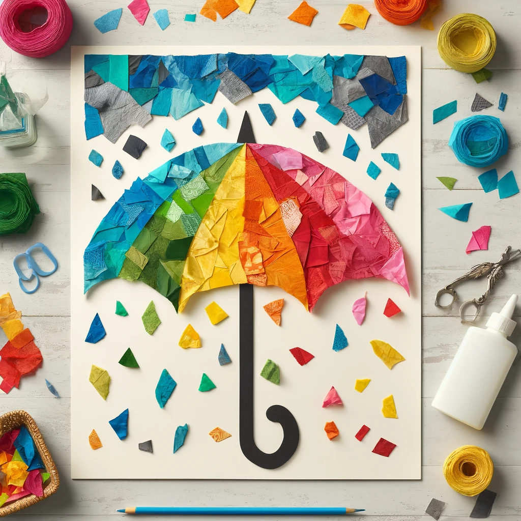 Umbrella crafts for preschoolers